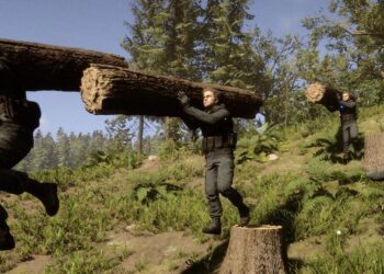 Новый патч для Sons of the Forest улучшил интеллект Кельвина — теперь тот может таскать по два бревна разом