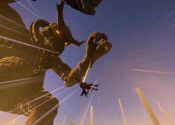 На ракетном скейтборде против колоссальных врагов в трейлере Withersworn