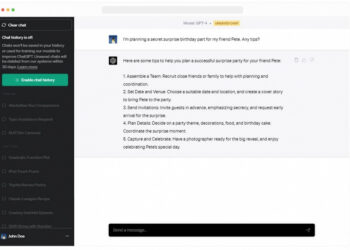 Совершенно секретно: с ChatGPT теперь можно поговорить без сохранения чата