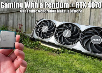 Что будет, если собрать ПК из 600-долларовой GeForce RTX 4070 и 90-долларового Pentium G7400. Эксперимент показал, насколько такой ПК хорош в играх
