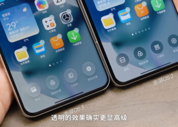 Ведущие китайские бренды уже копируют Liquid Glass в свои оболочки