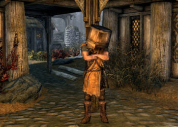 Хитрый трюк с ведрами на NPC в Skyrim появился вне плана разработчиков