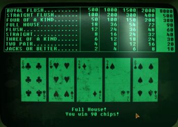 Моддер добавил видеопокер в Fallout: New Vegas спустя 15 лет после релиза