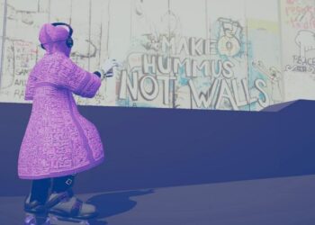 Симулятор скейтера Palestine Skating Game предлагает вам кататься и рисовать граффити в разрушенной войной Газе