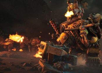 Конфликт между варбоссами и разные юниты в превью и геймплее кампании орков Warhammer 40,000: Dawn of War 4