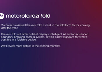 Motorola Razr Fold покажут уже на следующей неделе